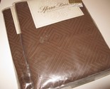 1 Sferra TRAPANI MATELASSE chocolate Brown King Sham - £34.59 GBP