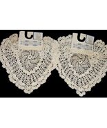 VINTAGE WIMPOLE STREET CREATIONS 8&quot; Heart Lace 100% Cotton  - $15.00