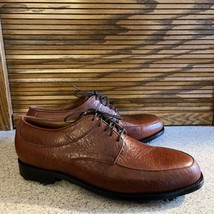 Par West Men’s Custom Brown Leather Golf Shoes Size 12  - £113.54 GBP
