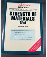 Schaum&#39;s Outline of Theory and Problems of Strength of Materials 3rd Edi... - $9.49