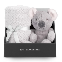 The Little Linen Company Plush Toy &amp; Blanket in Cheeky Koala Set - £94.93 GBP