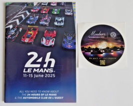 2025 Le Mans 24 Hour Guide &amp; ACO Member Sticker 11-15 June 2025 FIA ACO - $7.91