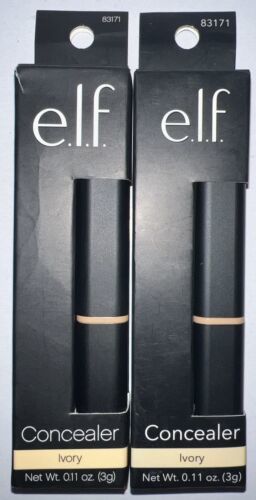 (Pack Of 2) E.L.F. Concealer Stick #83171 IVORY (0.11 OZ/3g) New/Discont... - $29.69