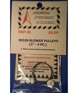 Scale Detail Accessories / Resin Blower Pulleys - 3" - $5.00