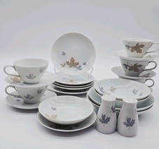 Noritake Maplewood Dinnerware Lot 23-Pc  1960&#39;s B109 New Set W/ Salt and... - $168.29
