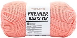 Premier Yarns Basix DK Yarn Coral Pack of 1 Skein - $27.05