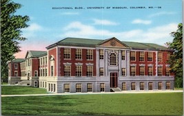 Educational Building University of Missouri Columbia MO Postcard PC379 - £6.94 GBP