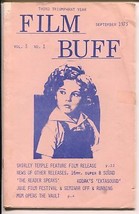 Film Buff Vol.3 #1 9/1973-Shirley Temple-historic info-VG - £34.08 GBP