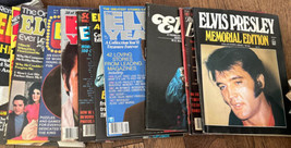 Lot of 11 Elvis Presley Magazines +1 book Very Good - £33.40 GBP