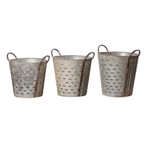 Irvins Country Tinware Olive Bucket Set - £81.53 GBP