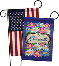 Welcome Daisies - Impressions Decorative USA - Applique Garden Flags Pack - GP10 - £24.75 GBP