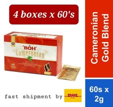 4 Boxes X 60 teabags BOH Plantation Cameronian Gold Blend Tea shipment by DHL - £78.77 GBP