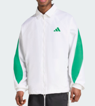 Adidas Sportswear Stadium Track Top Men&#39;s Casual Jacket White AsiaFit NW... - $114.30