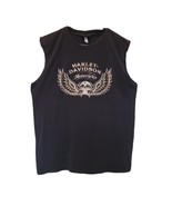 Live to Ride Motorcycle Tank Top Men&#39;s XL Black Gildan Bellanback - $15.44