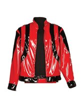 Men&#39;s Patent Leather 80&#39;s Pop Singer Jacket, Xlarge - $329.99