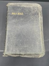 1940 New Indexed Holy Bible Ready Reference Leather Bound Well Loved - $19.35