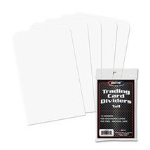 NEW BCW TALL TRADING CARD DIVIDERS PACK OF 20 - £7.56 GBP