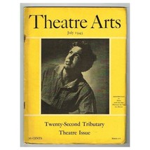 Theatre Arts Magazine July 1945 mbox62 Twenty-Second Tributary - £5.49 GBP
