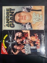 Wwf - Andre The Giant: Larger Than Life (Vhs, 1999) + Nwo 4 Life [Used] Nice - £9.33 GBP