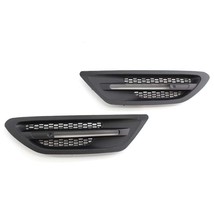 1 Pair  Side Fender Grill Trim Cover Air Vent Intake Grilles for  5-Series F10 M - £86.23 GBP