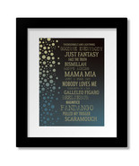 Bohemian Rhapsody by Queen - Rock Music Song Lyric Art Print, Canvas, or... - $361.71 MXN+
