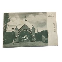 Highland Park Entrance Brockton MA Massachusetts Postcard - $13.49