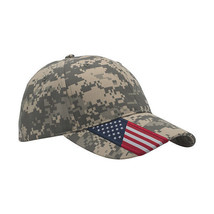 FLAG USA Hat Cap Digital Patriotic Adjustable One Size Baseball Trucker ... - $12.33