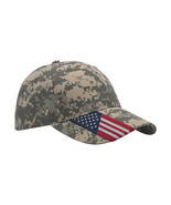 FLAG USA Hat Cap Digital Patriotic Adjustable One Size Baseball Trucker ... - $226.85 MXN