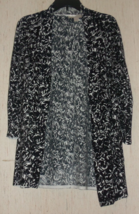 EXCELLENT WOMENS LAURA ASHLEY ABSTRACT PRINT CARDIGAN SWEATER  SIZE L - £25.71 GBP