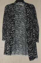 EXCELLENT WOMENS LAURA ASHLEY ABSTRACT PRINT CARDIGAN SWEATER  SIZE L - €28,38 EUR