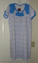 NEW! ALISA Women&#39;s 100% Cotton Sleepwear Nightgown Sleepshirt 46-48 EU L... - $24.00