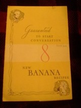 Banana Recipes To Start Conversations 1930 - $11.75