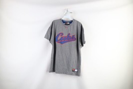 Vtg Nike Mens Medium Travis Scott Center Swoosh Chicago Cubs Baseball T-Shirt - £31.11 GBP