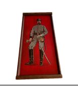 Vintage Yorkraft Civil War Soldier Wall Plaque Hand-Painted Wood, York P... - $126.42