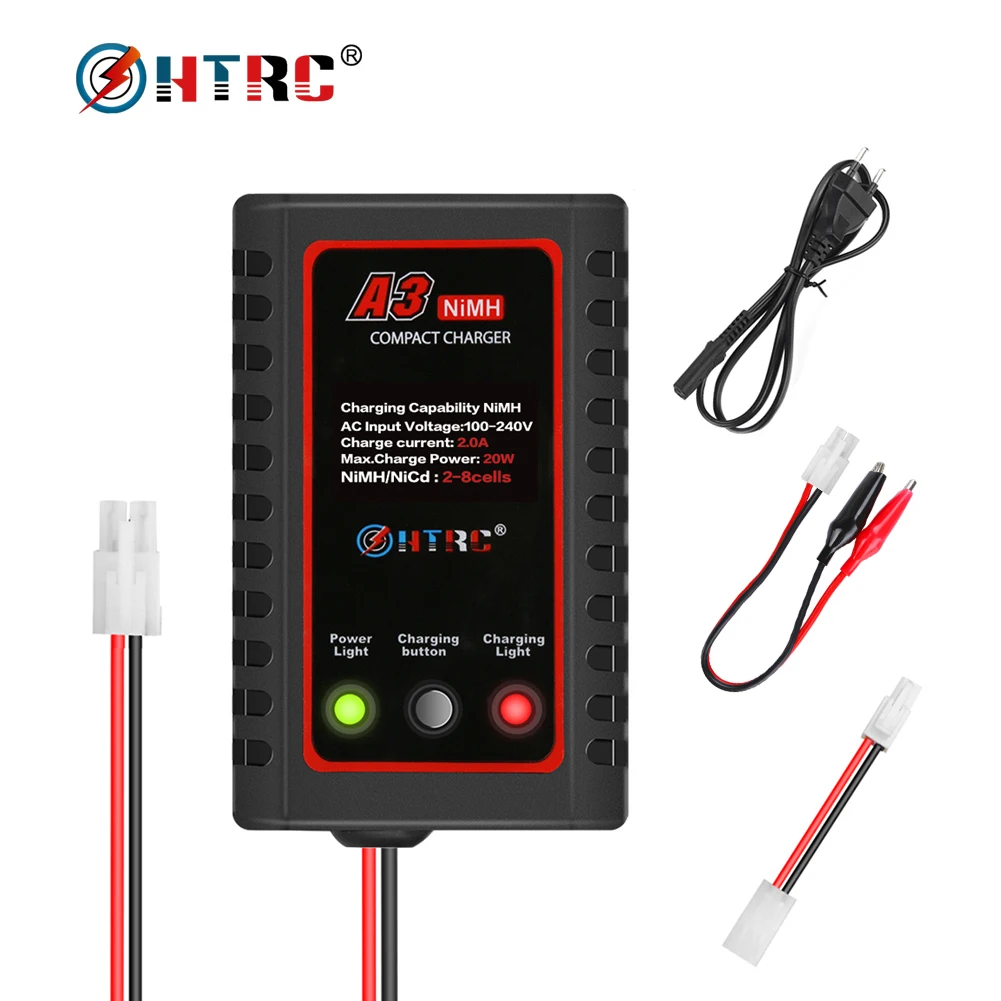 HTRC A3 20W Compact Charger with Tamiya Plug RC Charger for Airsoft Gun RC C - £17.36 GBP