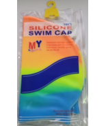 Men&#39;s Flexible Silicone Swimming Cap Or Hat One Size fit all Color Orange - $110.42 MXN