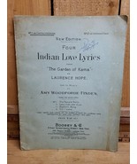 Four Indian Love Lyrics from The garden of Kama by Laurence Hope &amp; Amy W... - $26.39