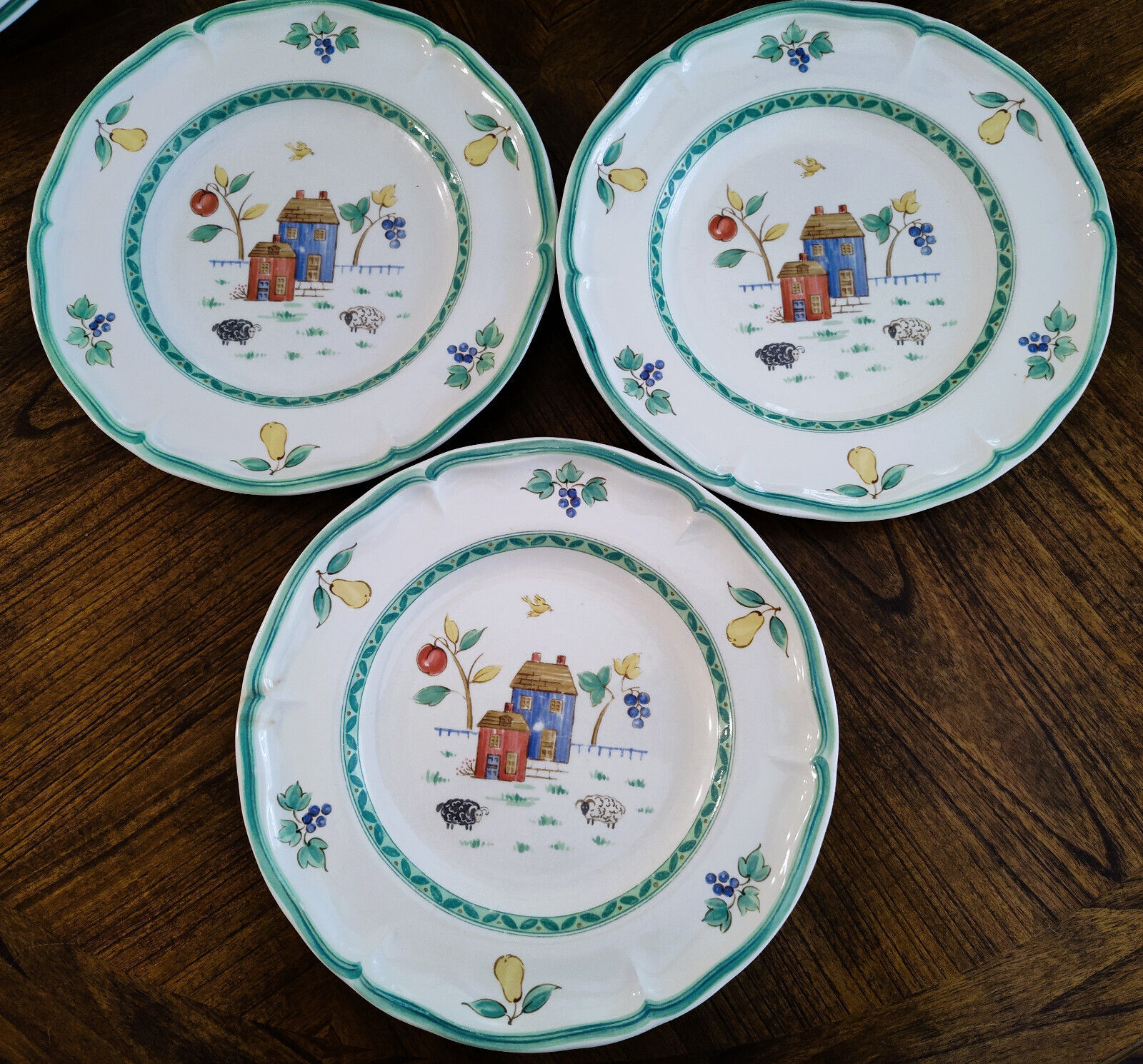 Primary image for Lot of 3 International Tableworks II Heartland II 1/8"  Dinner Plates Stoneware