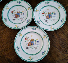 Lot of 3 International Tableworks II Heartland II 1/8&quot;  Dinner Plates Stoneware - £14.96 GBP