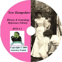 165 old books NEW HAMPSHIRE history &amp; genealogy NH - £6.16 GBP