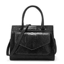 Fashion woman bag luxe cuir serpentine women s leather handbags with pouch ladies trunk thumb200