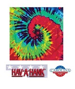 RAINBOW FLARE TIE DYE BANDANA SOFT COTTON Head Neck Wrap Scarf Face Mask... - $168.44 MXN