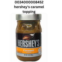  Hershey&#39;s Caramel Topping 14 Oz, 5 Jars, (5 Pak) 0034000008452 - £17.30 GBP