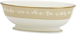 Lenox Bellina Gold Open Oval Vegetable Bowl Serving Dish 9.5&quot; USA New - £54.12 GBP