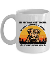 Cute Dogue De Bordeauzx  Dog Lover Coffee Mug Ceramic Dogs Paw Quote Mugs Gift - £13.41 GBP+