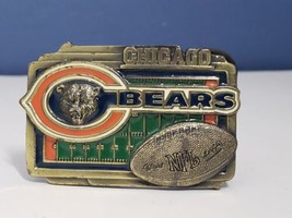 Vintage Chicago Bears 3D NFL Belt Buckle Great American Products USA - $14.85
