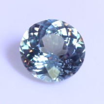 Color Change Sapphire Red Blue Green Lab Created 8 mm Faceted Round 2.49 carat - £44.80 GBP