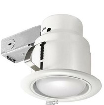 C.E.-5 in. White LED Swivel Baffle Construction Remodel Recessed Lighting Kit - £15.00 GBP