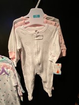 Hudson Baby Girl&#39;s 3 Piece Sleepwear 0-3 Months *NEW W/TAGS* ss1 - £12.01 GBP