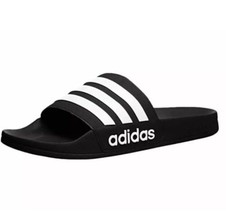 adidas Men&#39;s Adilette Shower Slide Black Sandals Size 11 - £16.53 GBP